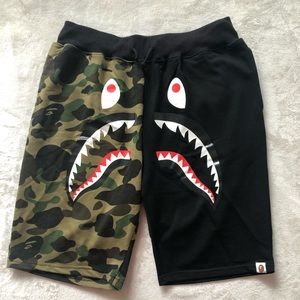 BAPE Shorts- Camo/Black